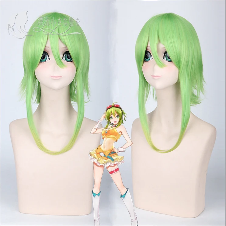 Vocaloid Hatsune Мику ГУМИ Косплэй парик синтетические HairAnime разноцветные