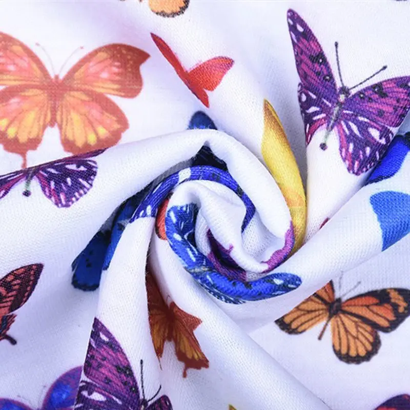 butterfly silk bandeau