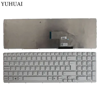 

NEW SP Keyboard For Sony VAIO SVE15 SVE-15 SVE 15 White Teclado Spanish laptop keyboard
