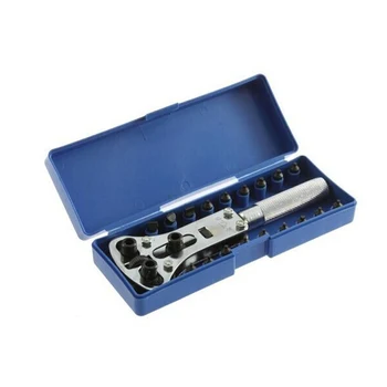 

High-quality19pcstainless Steel Repair Watch Tool Universal Tripod Open Bottom Jaw Opening Device Table Cover Watch Repair Tools