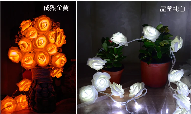 Luzes de Fadas Luzes da Corda Decoração ao ar Bateria Operado Guirlande Lumineuse Levou 10 m 80 Piscando Rosa Natal Quarto Casamento Livre 13 Cheap outdoor decoration