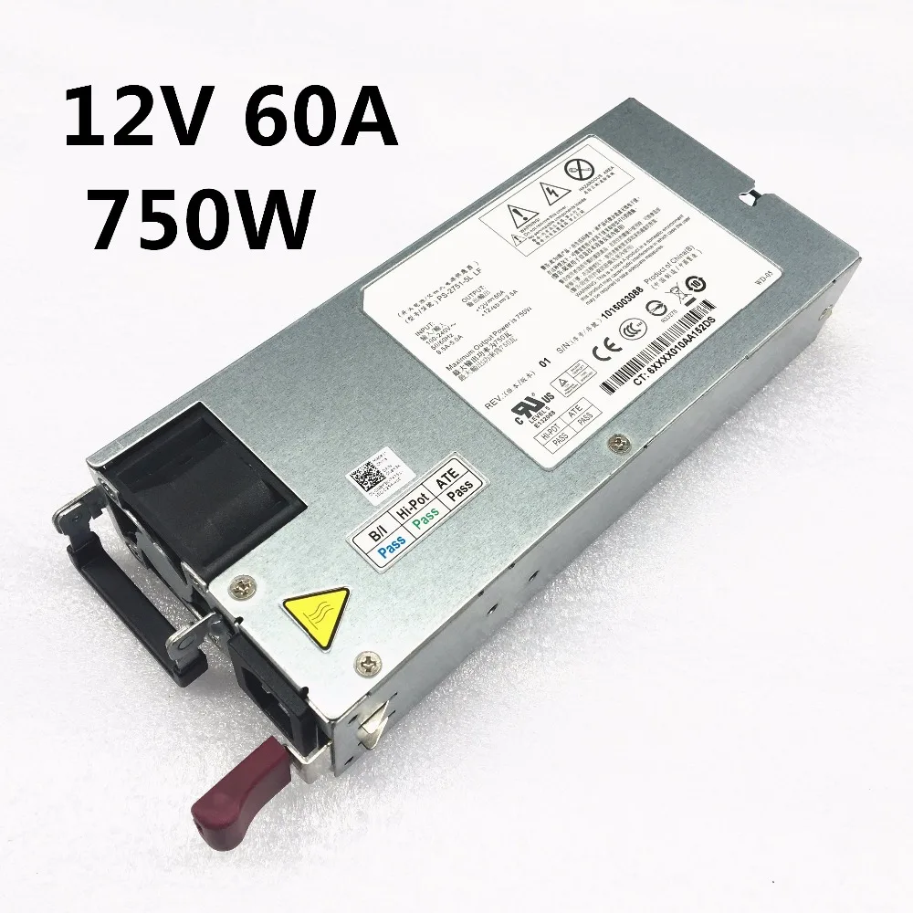 DL C2100 Сервер питания PS-2751-5L LF 12 В 60A 750 Вт импульсный источник 100% строгий тест |