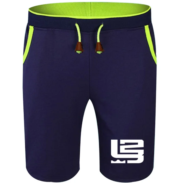 Summer Cotton Shorts LeBron James Cleveland USA MVP No.23 Men Fashion Breathable Male Casual 