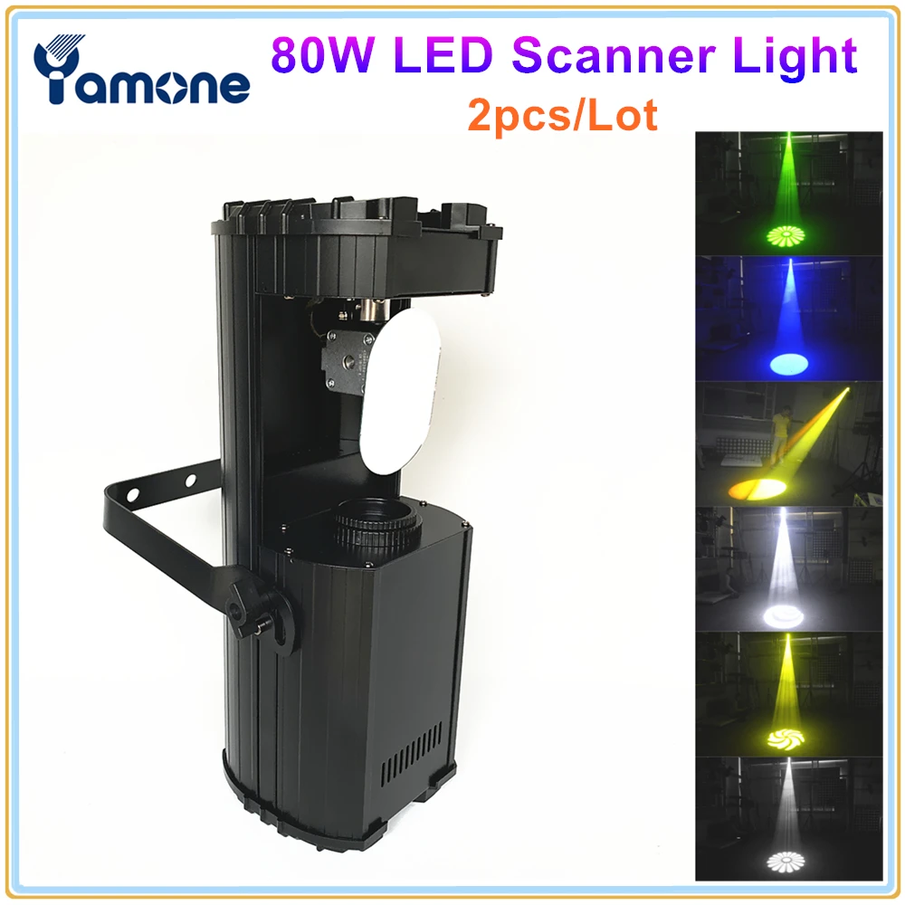 

2pcs/Lot DJ Lighting 80w LED Scanner Light For Stage Bar Show Scanning Effect Disco DJ Party LED Effect Light
