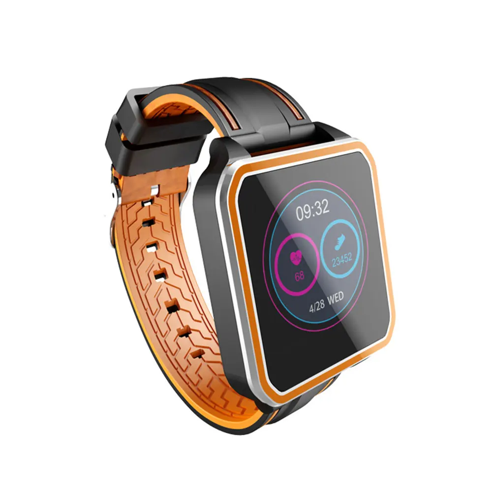 

KISSCASE Color LCD Smart Watch Bluetooth Connectivity Fitness Tracker Wristband For iPhone Android Blood Pressure Heart Rate