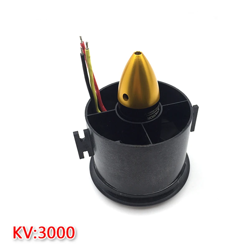 QX MOTOR бесщеточный двигатель 70 мм QF2822 3000KV EDF Ducted 6 Rotor Fan Balance протестирован для