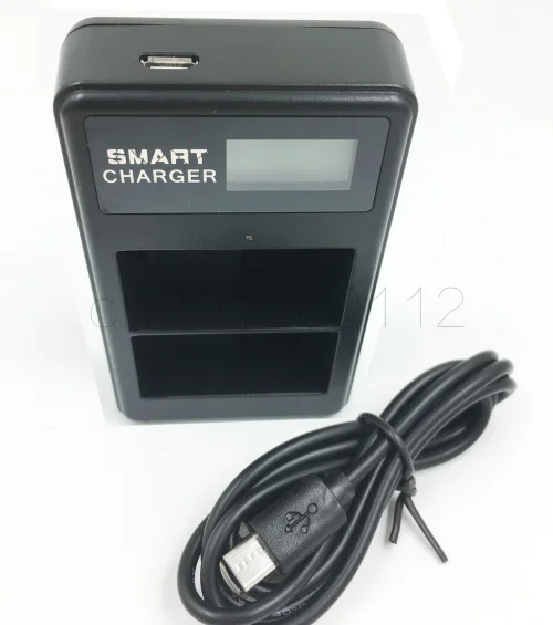 Lcd Caricatore Doppio Per Sony Np-Fw50 Alpha 6300 Alpha 6500 Ilce-Qx1 Alpha 7 7R 7R Ii 7 S A7R A7S A7R Ii A5000 A5100 A6000 A6300