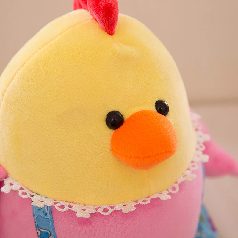 

Lovely Chicken Plush Doll Girl and Boy Toys Soft Cotton Cushion 30cm