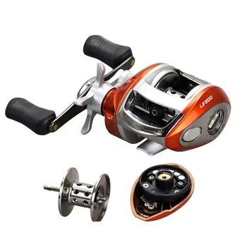 

12 Plus 1 Bearing Baitcast Reel (Magnetic) Brake Adjustable Detachable Cover Left / Right Handed Bait Casting Fishing Wheel Tool