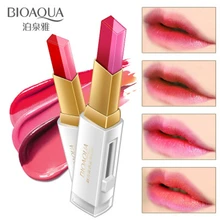 Bioaqua Очаровательная двухмерная помада красивое влажное увлажнение губ не легко отключается цвет макияж аромат