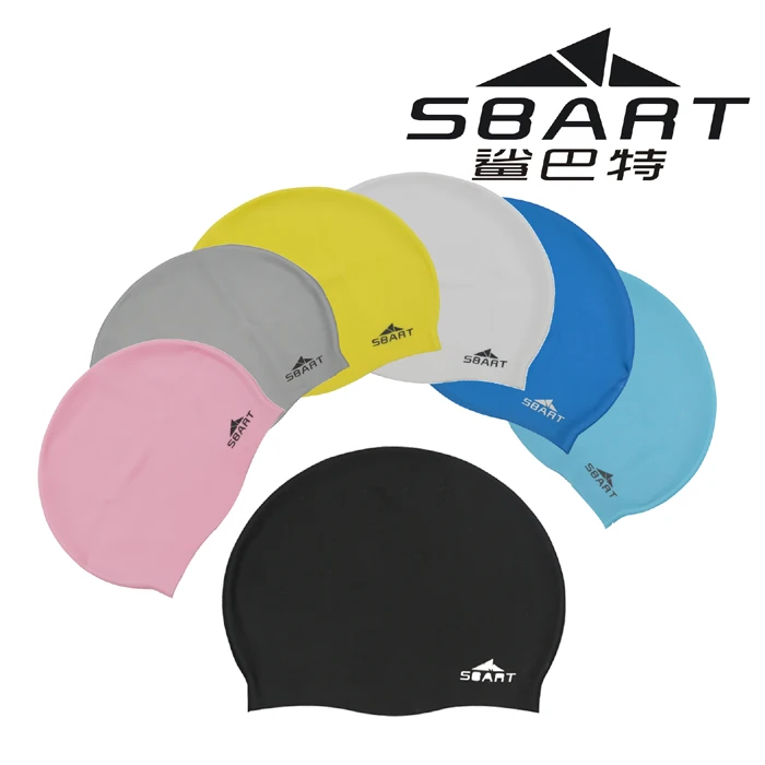 

Swim cap training swim hat for lady man adult one size silicone swimming cap blue black yellow red colors