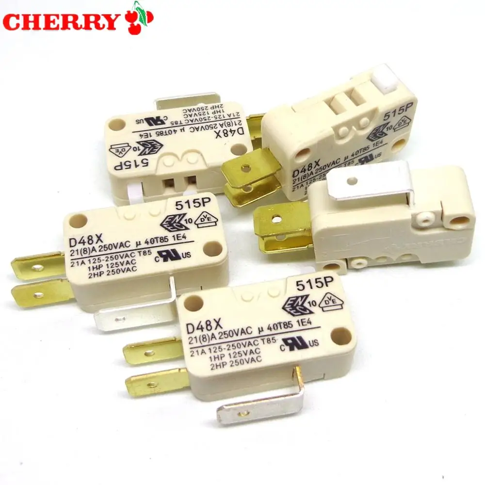 Оригинальный микропереключатель CHERRY D48X 21A 250 В 10 шт. новый и