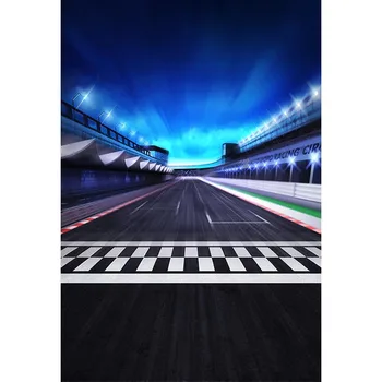 

Vinyl Blue sky Photography Backdrops Race Track Backdrop For Photography Background newborn children For Photo Studio