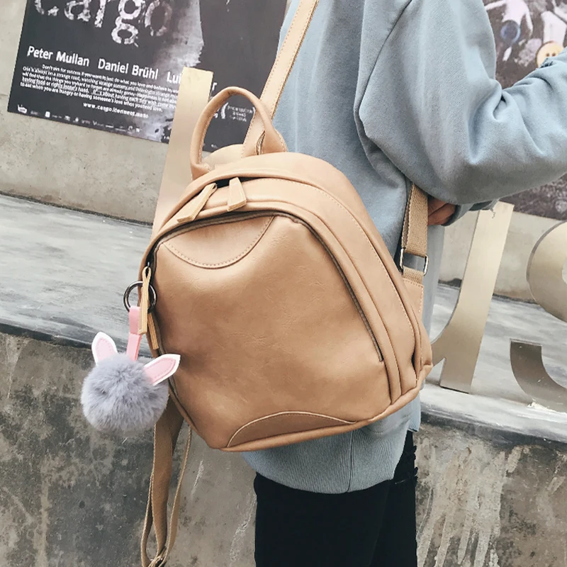 

New Designer Fashion Women Backpack Mini Soft Multi-Function Small Backpack Female Korean Style Ladies Shoulder Bag Girl Bolsa