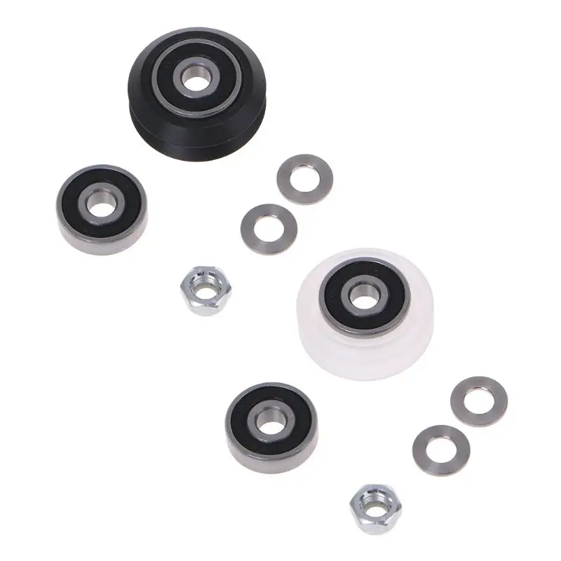 High precision CNC Clear 625 RS Polycarbonate Delrin Xtreme V Wheel Kits For 3D Printer Openbuilds v-slot Linear Rail System | Компьютеры