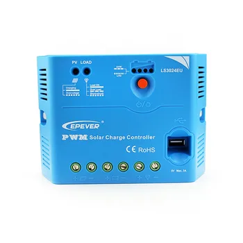 

EPsolar PWM controller LS3024EU 30A 12V 24V EPEVER PWM Landstar Solar Charge Controller built in 5V 2A USB terminal output