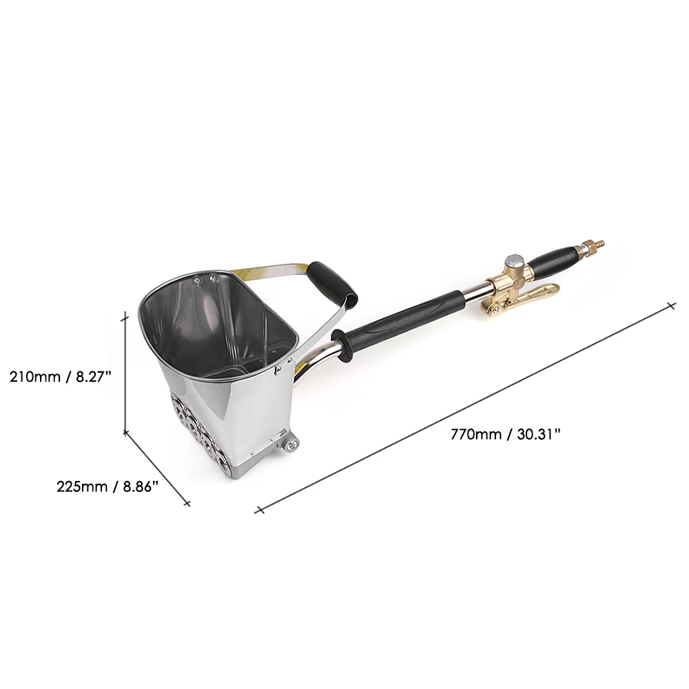 Пистолет-распылитель настенный распылитель строительного раствора пистолет Штукатурная лопатка бункер ковш цементный