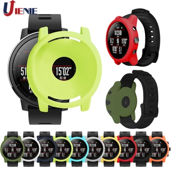 

Protective Case Shell for Xiaomi Huami for Amazfit 2/2S Stratos Silicone Protector Frame for Amazfit 2 Stratos Smartwatch Cover
