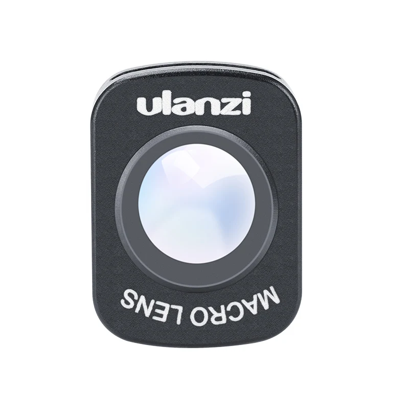 Ulanzi OP-6 OP-5 Osmo Карманный 10X Широкоугольный макро объектив HD камера магнитные линзы для Dji Osmo карманные аксессуары для Кардана - Цвет: Черный