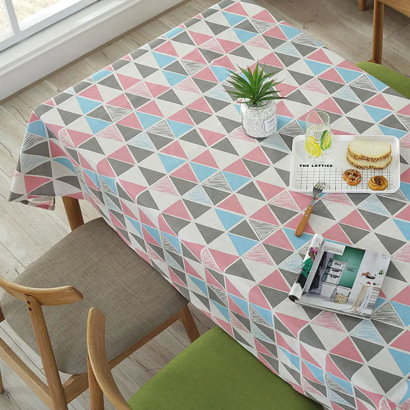 Hotel Tablecloth Modern Fresh Coffee Table Clothes Cover Cloth Cotton