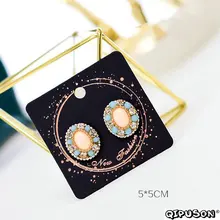 100 шт/точка/мини карта/ручная работа ювелирные изделия/Серьги/брошь/Ожерелье бирки для демонстрации пользовательского дизайна 2019006