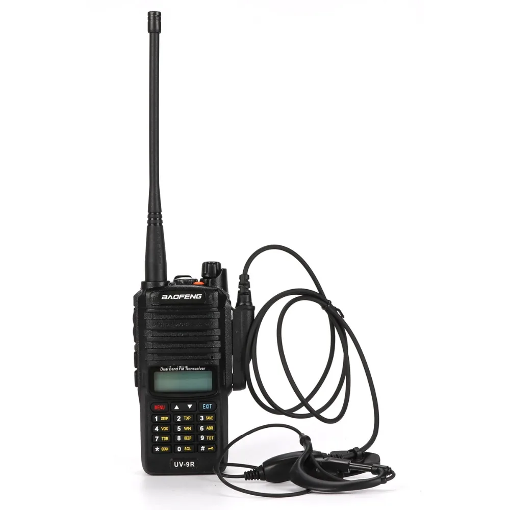 2 шт. 5 Вт Baofeng UV-9R IP67 влагонепроницаемые Walkie Talkie Двухдиапазонная VHF/UHF Система шумоподавления CTCSS цифровая система передачи DCS портативная