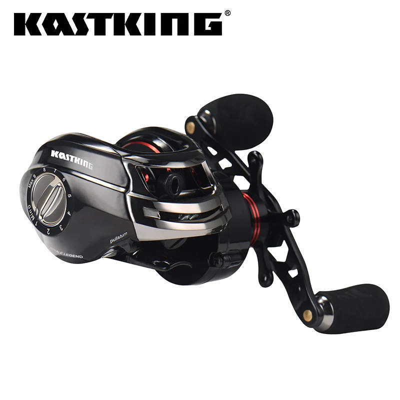 Kastking رويال أسطورة baitcasting الصيد بكرة 11 + 1 محامل محمية ، 17.5 رطل الكربون الألياف السحب pesca الكارب الصيد بكرات