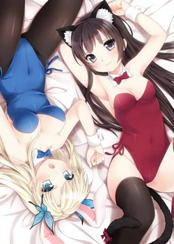 

Haganai Anime Sena & Yozora 150*210CM Single-side Bed Sheet #35825