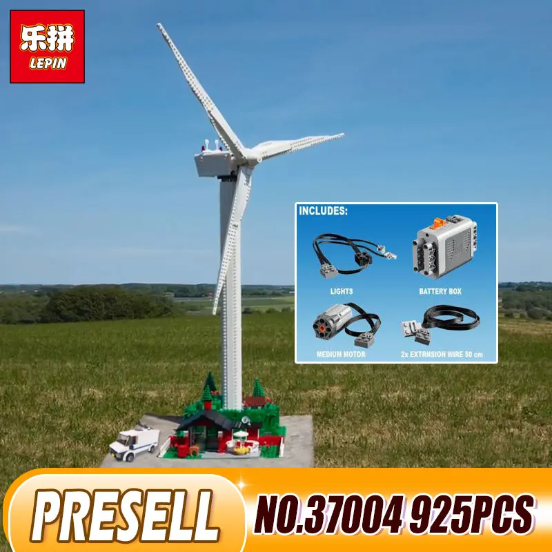 

Lepin 37004 Creative legoingly 10268 Windmill Turbine with Motor Function Set Building Blocks Brick Assembly Toys Christmas Gift