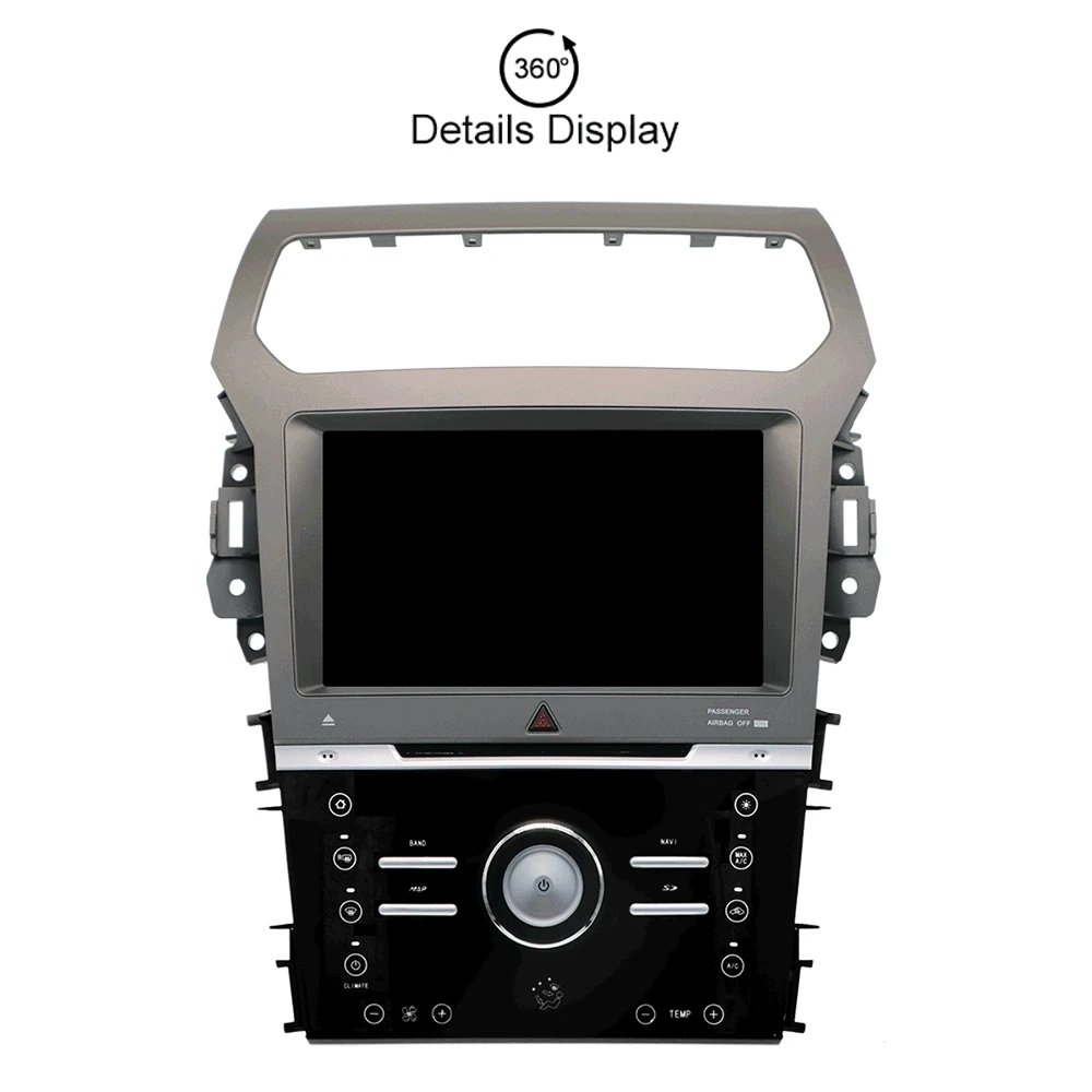 " Android 8,0 2+ 32 ГБ Автомобильный dvd-плеер gps навигация для Ford Explorer 2011 2012 2013 Мультимедиа Радио PX5