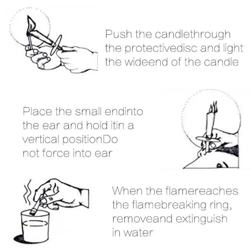 2 шт натуральные ушные свечи, Ушная свеча, конусообразная терапия, пчелиный воск, прямой стиль, уход за ушами, термо-Ушная терапия, инструмент для подтяжки лица