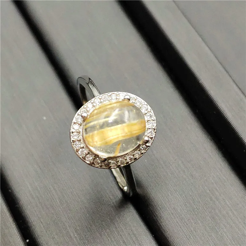 Natural Gold Rutilated Quartz Ring (6)