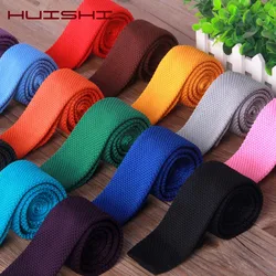 HUISHI Men Knitted Tie Knit Leisure Striped Solid Ties Fashion Skinny Narrow Slim Neck Ties For Men Skinny Woven Designer Cravat HUISHI Men Knitted Tie Knit Leisure Striped Solid Ties Fashion Skinny Narrow Slim Neck Ties For Men Skinny Woven Designer Cravat