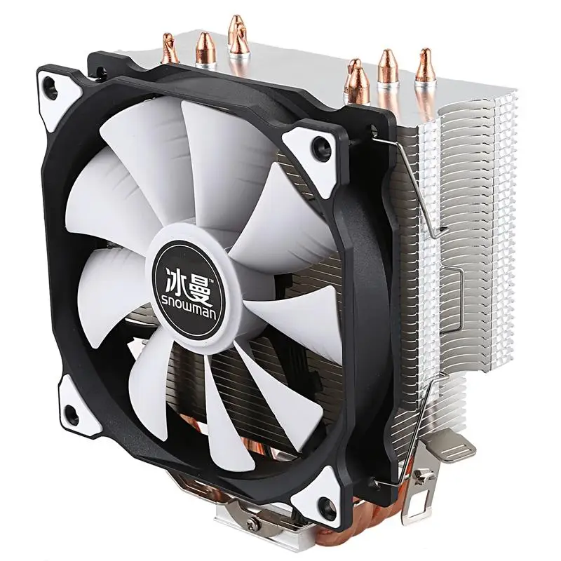 Günstige SCHNEEMANN CPU Cooler Master 5 Direkten Kontakt Heatpipes einfrieren Turm Kühlsystem CPU Lüfter mit PWM Fans