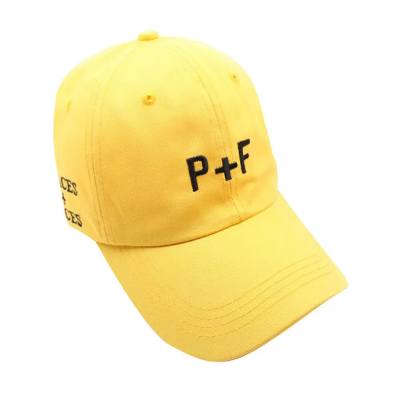 Men and Women Embroidered letter P+F baseball cap hip hop sports duck tongue bent couple Unisex Baseball Caps Adjustable H11 (2)