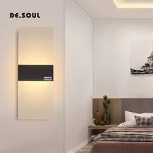 

DE.SOUL Wall Lamps Led Acrylic Wall Lamp AC 85-265V Wall Mounted Sconce Lights Modern Warm White Bedroom Corridor Wall Lights