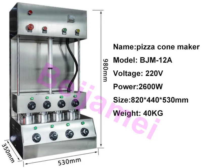 BEIJAMEI конусное оборудование для пиццы коммерческий промышленный конус для пиццы/машина для изготовления кукурузной пиццы и печь для пиццы