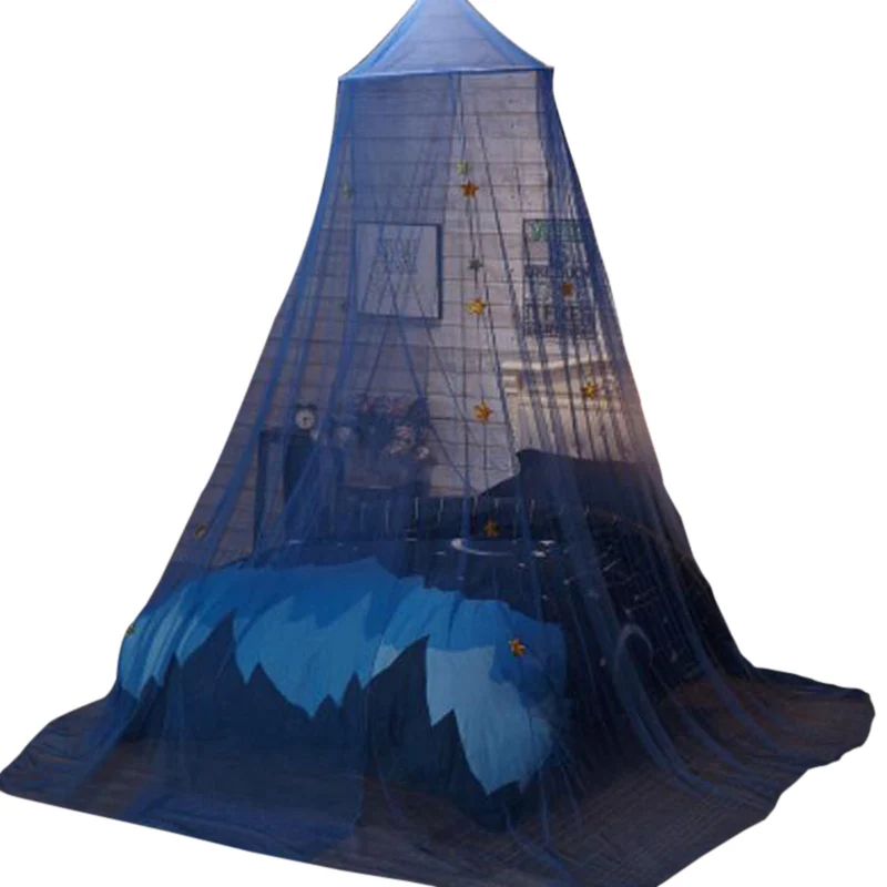 

Urijk Hanging Princess Dome Mosquito Nets With Star Style Decoration Lace Mosquito Net Kids Bed Curtain Canopy Photography