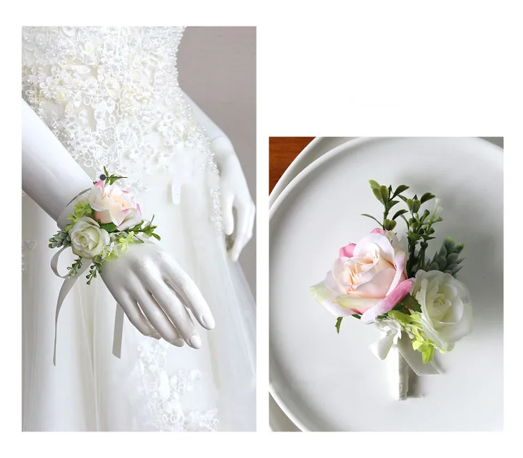 wedding boutonniere wrist corsage marriage (4)