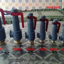 Чугунный пружинный микро-открытый предохранительный клапан резьбовой закрытый пружинный микро-открытый предохранительный клапан DN15/DN20/DN25/DN32/DN40/DN50