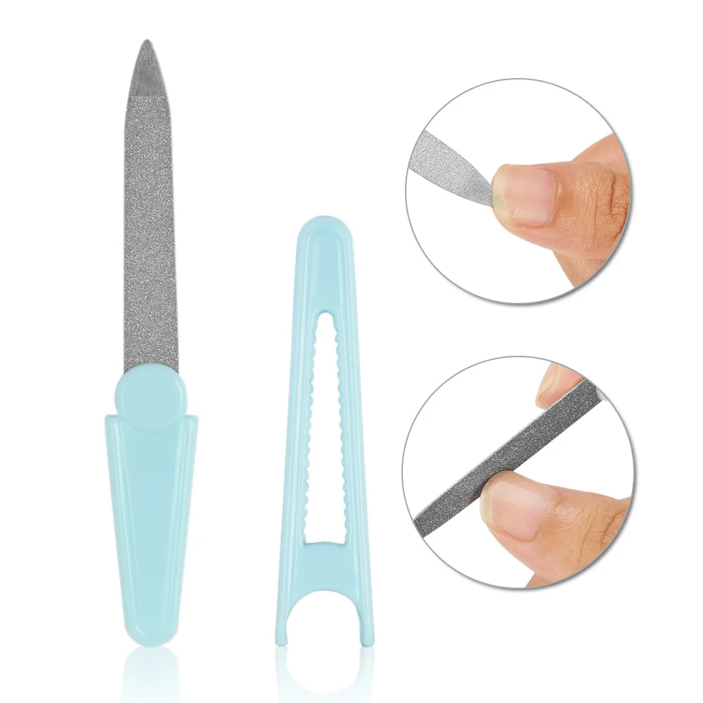 

1pcs durable double-sided nail file matte Scrub Stainless Dead Skin Gel Polish Remover Nail Care Nail Art Tools