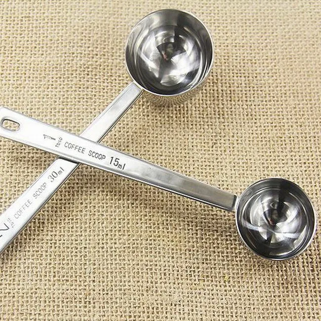 15ml/30ml Stainless steel coffee tea measuring spoon beans roasted