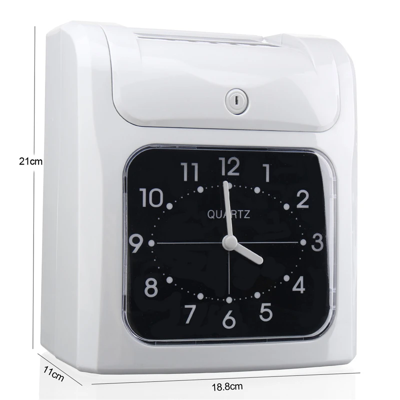 Система посещаемости времени часы рекордер двойной цветной печати электронный работник время часы рекордер посещаемости время карты машина