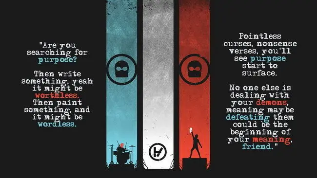 

055 Twenty One Pilots - Tyler Joseph Josh Dun Music Band 25"x14" Poster