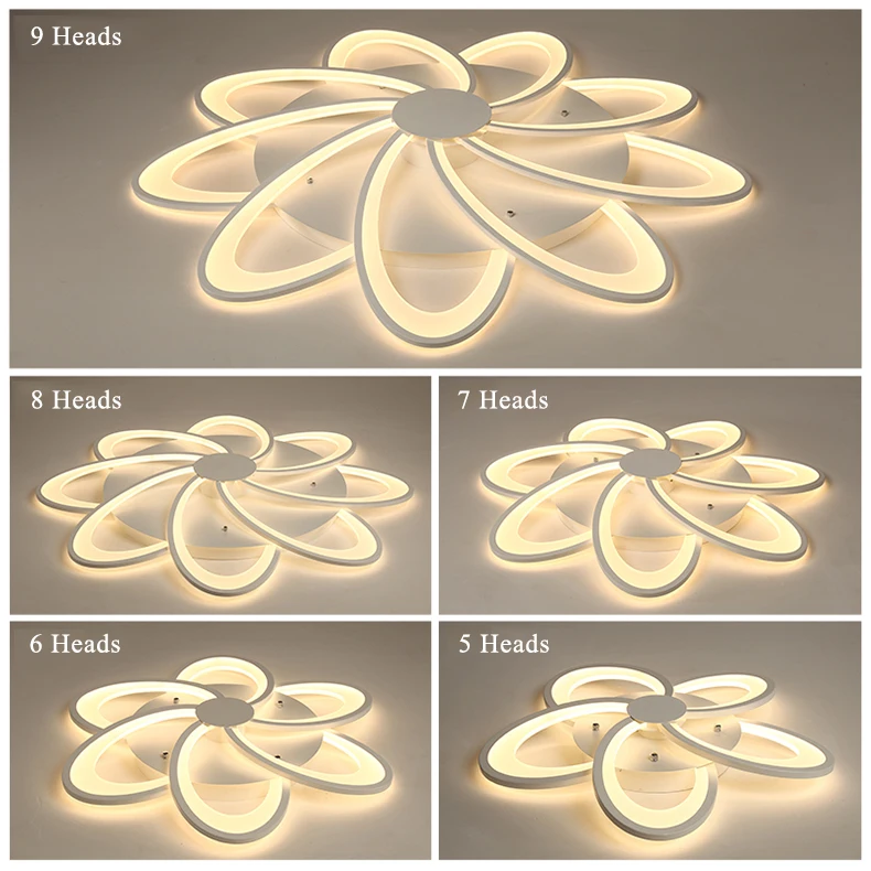 IRALAN, белые готовые современные светодиодные потолочные лампы для гостиной, спальни, модный светодиодный светильник, современные светильники для дома, AC90-220V
