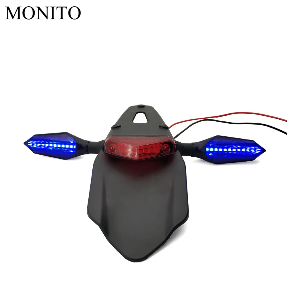 

Motorcycle Tail Light Enduro Dirt Bike Rear Fender Brake Stop turn signals For YAMAHA WR450F WR250R WR250X WR450 SEROW 225 250