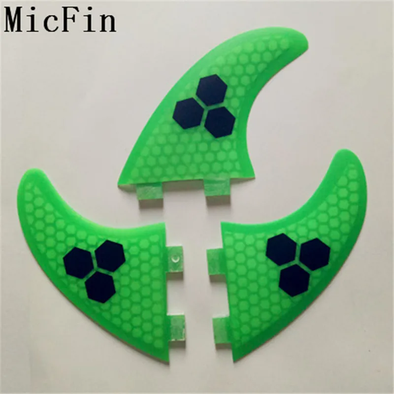 G5 Micfin ребра доски для серфинга стекловолокна мед гребень Подруливающее установить 3 синий FCS G5 SURF FIN Скег quilhas fcs pranchas - Цвет: G5