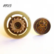 steampunk rock punk hiphop asymmetric gears clock watch parts earrings studs men women vintage jewelry christmas gift party cool