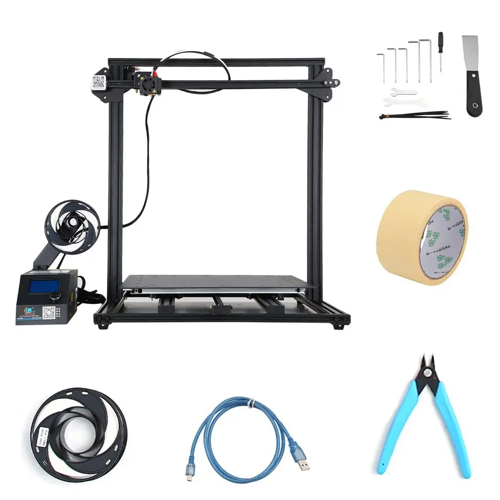 

CR-10s500 High Precision Large Printing Size 500*500*500mm DIY Desktop 3D Printer Printing Machine UK Plug