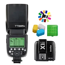 Godox TT685S 2.4G HSS TTL GN60 Flash Speedlite+ X1S Trigger Transmitter Kit for Sony A58 A7RII A7II A99 A7R +Gift